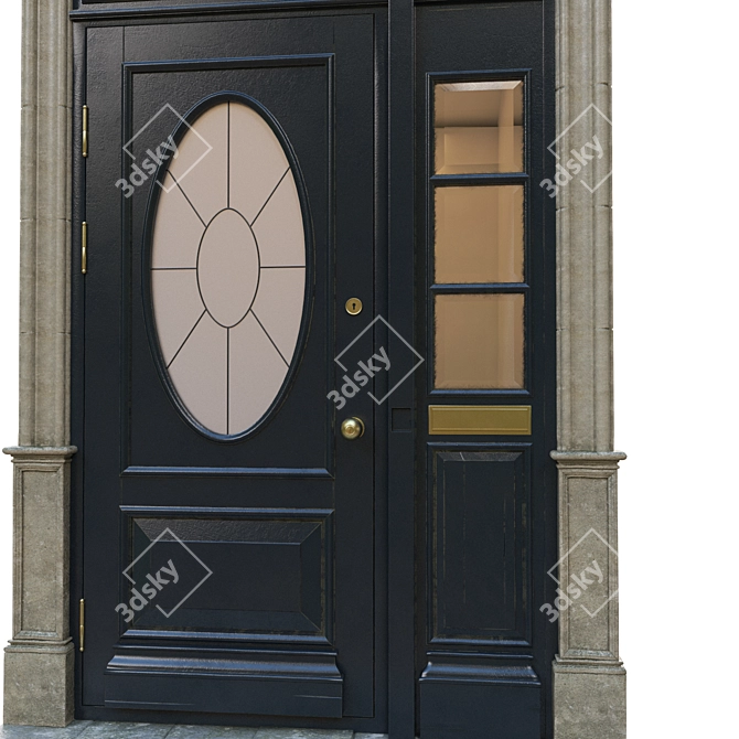 Classic 3D Max Door Models 3D model image 2