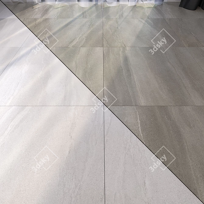 Luxury Marble Floor Set 3D model image 1