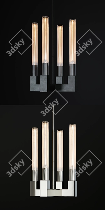 Cannele Pendant: Elegant Lighting Solution 3D model image 3