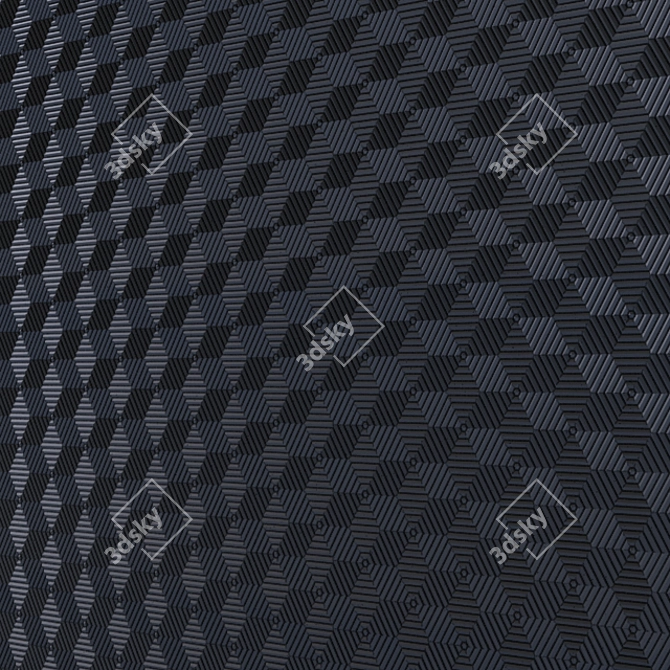 Hexagon Panel Pack: 3DMAX 2014, FBX, OBJ 3D model image 1