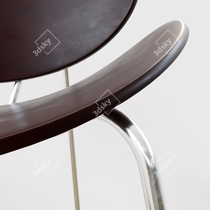 Bentwood Beechwood Side Chair 3D model image 3