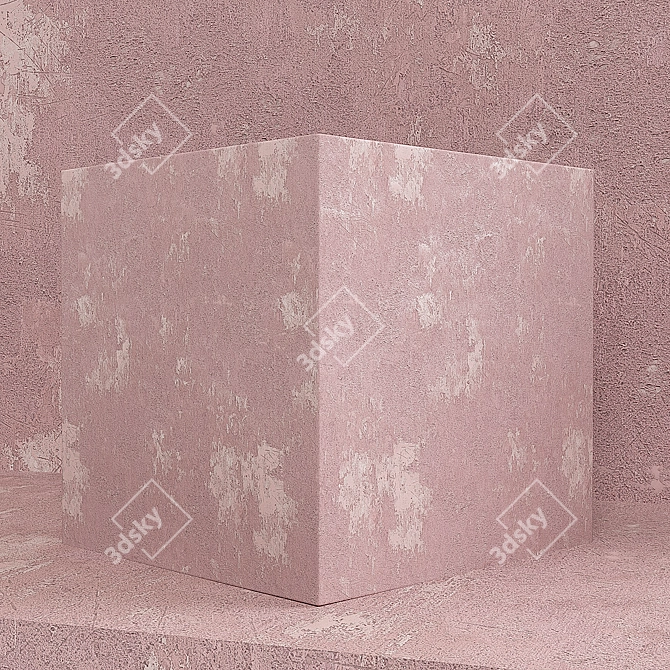 Vintage Loft Decorative Plaster 3D model image 2