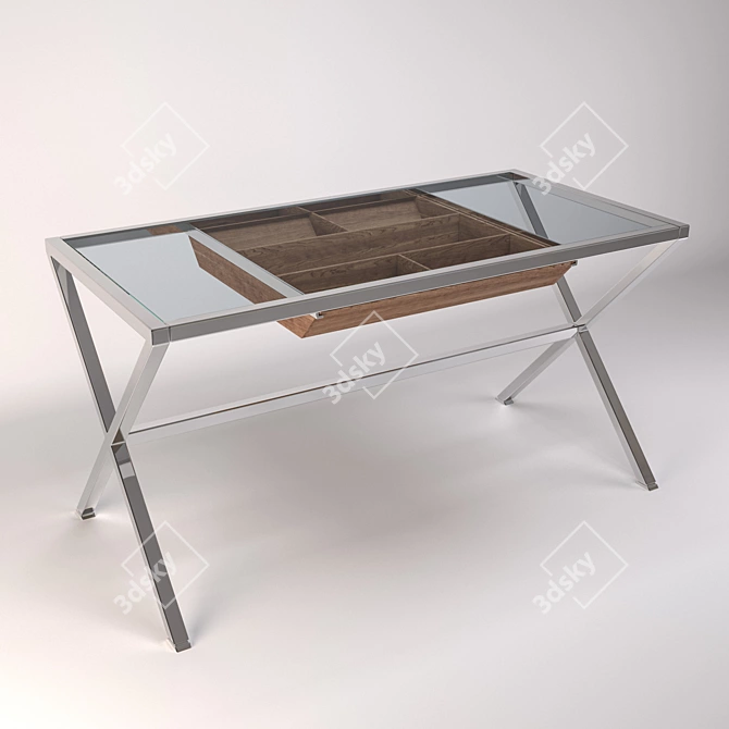 Elegant Porada Stylo - Vray Deskl 3D model image 1