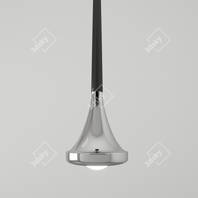 Elegant Davis LED Pendant Light 3D model image 2