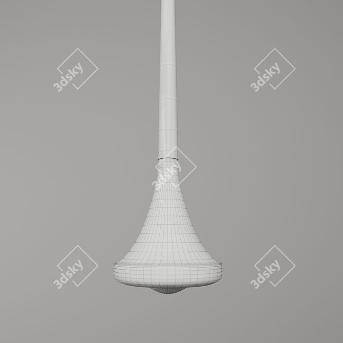 Elegant Davis LED Pendant Light 3D model image 3