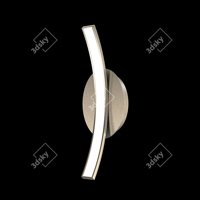 Minimalist LED Wall Sconce - Luchera TBAR1-32-01 3D model image 1