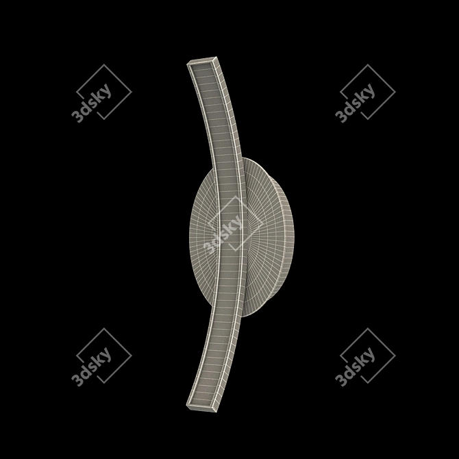 Minimalist LED Wall Sconce - Luchera TBAR1-32-01 3D model image 2