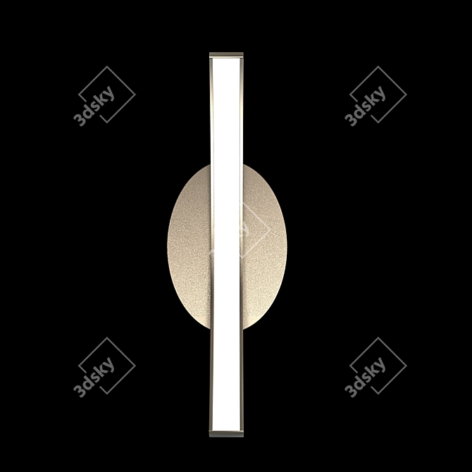 Minimalist LED Wall Sconce - Luchera TBAR1-32-01 3D model image 3