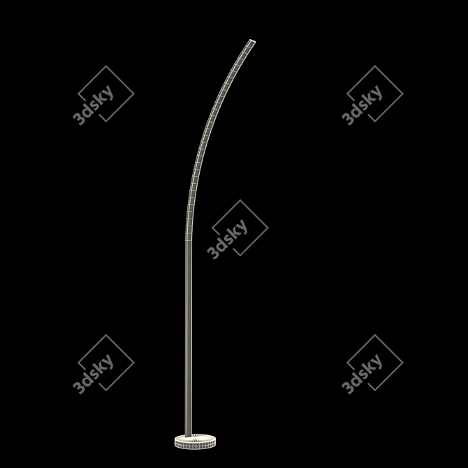 Modern LED Floor Lamp 3D model image 2