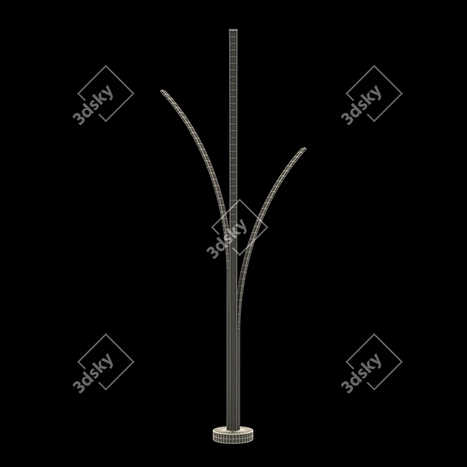 Modern LED Floor Lamp: Luchera TTAR3 3D model image 2