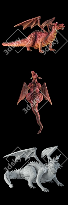 Shrek Dragon Collectible 3D Models 3D model image 3