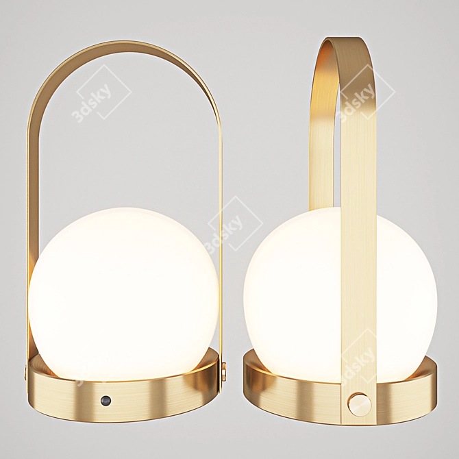 Norm Architects Carrie LED Lamp: Modern Illumination in Variety of Colors 3D model image 1