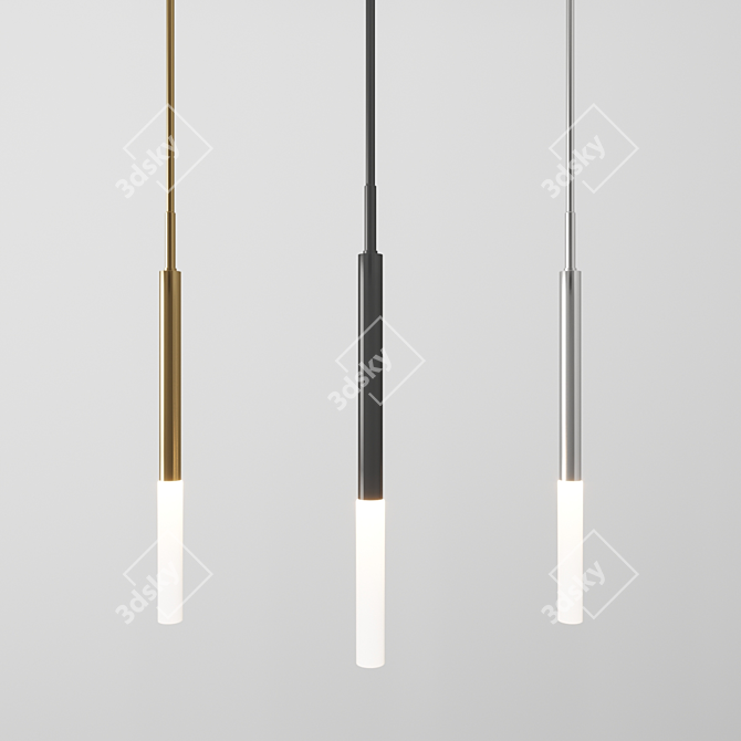 Kelly Wearstler's Rousseau Pendant: Elegant Single Fixture 3D model image 1