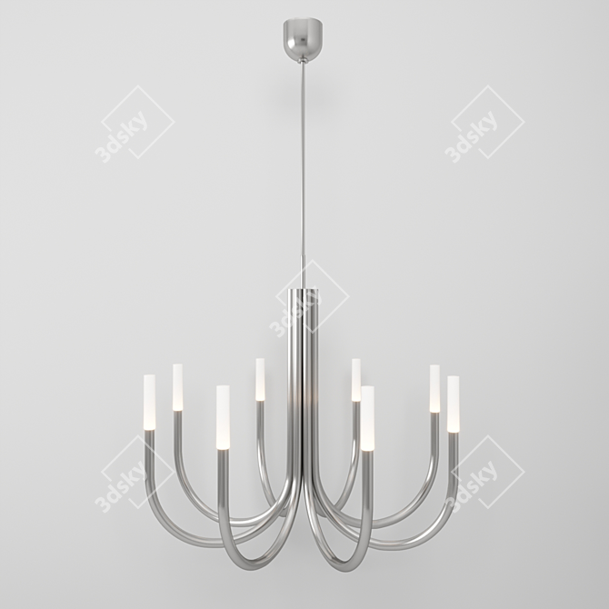 Rousseau Medium Chandelier: Elegant Illumination by Kelly Wearstler 3D model image 3