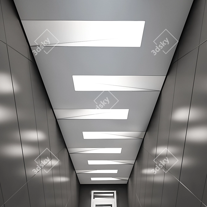 Customizable Suspended Ceiling 3D model image 3