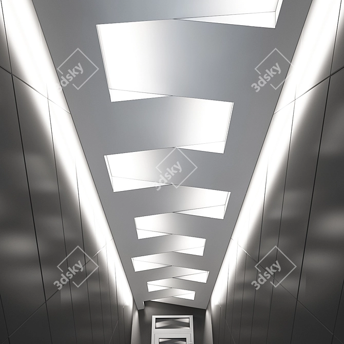 Customizable Suspended Ceiling 3D model image 3