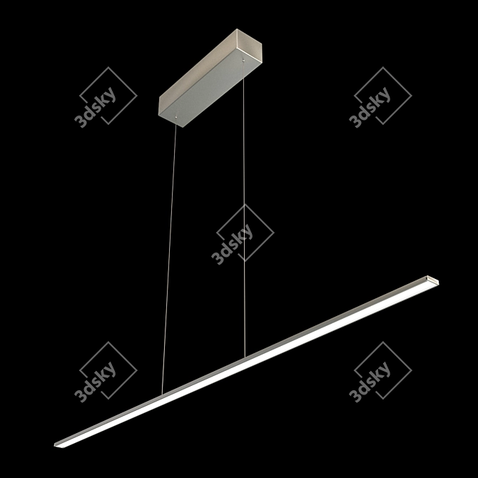 Sleek LED Linear Light - Luchera TLCI1 3D model image 1
