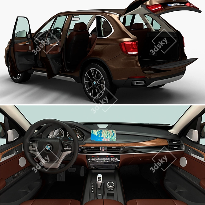 BMW X5 3D Model - High Quality & Detailed 3D model image 2