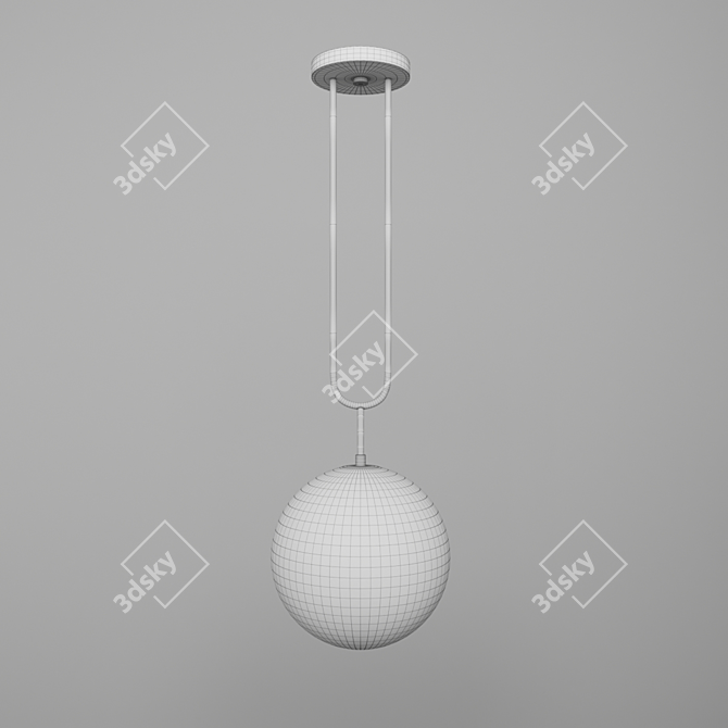 Koko: Modern Pendant Light 3D model image 2