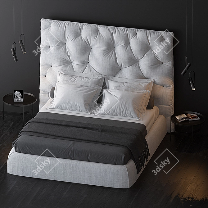 Impunto Bed by Pianca 3D model image 2