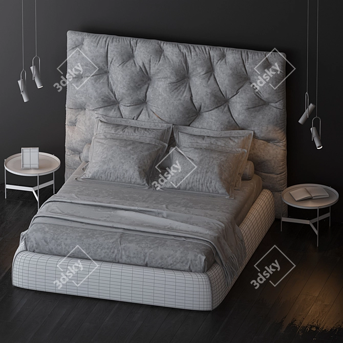 Impunto Bed by Pianca 3D model image 3