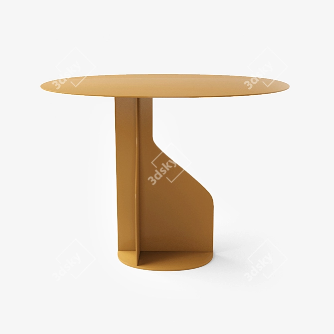 Sculptural Coffee Table: Plane M 3D model image 1