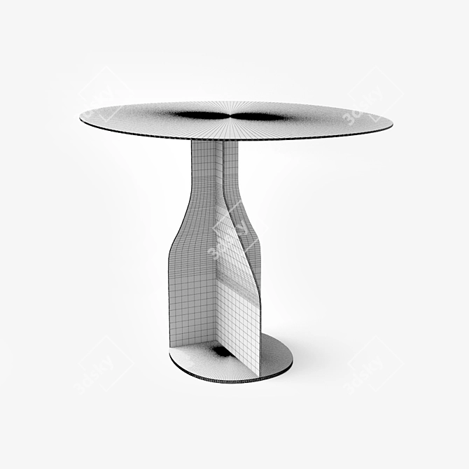 Sculptural Coffee Table: Plane M 3D model image 3