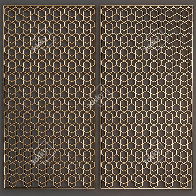 Metal Panels: Stylish and Durable 3D model image 1