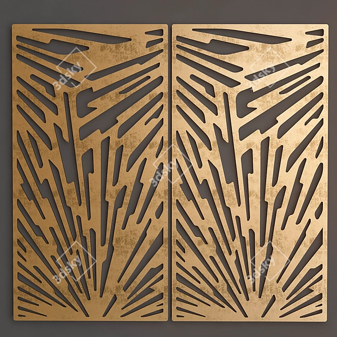 Metal Panels: Durable and Stylish 3D model image 1