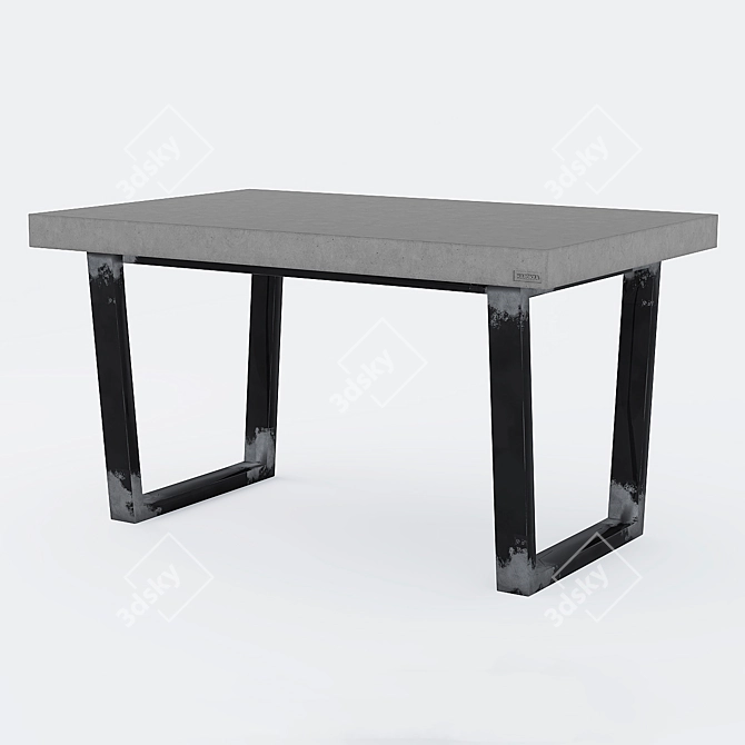 Minimalistic Hardkea Table 3D model image 1