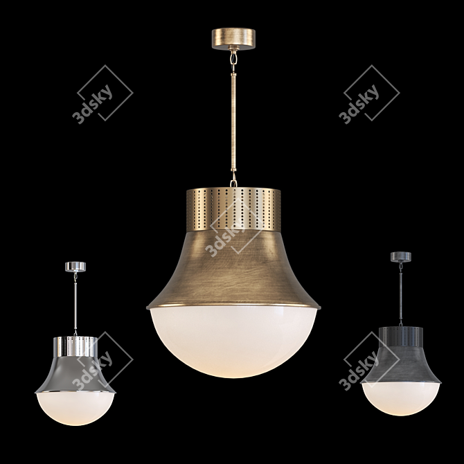 Kelly Wearstler Mini Pendant: Stylish and Versatile Lighting Fixture 3D model image 1