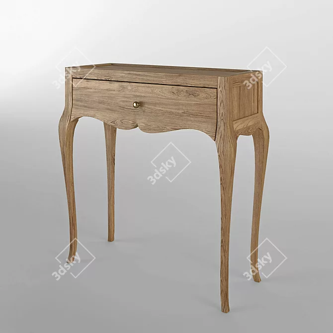 Villagio Console Table - Furnitera 3D model image 2