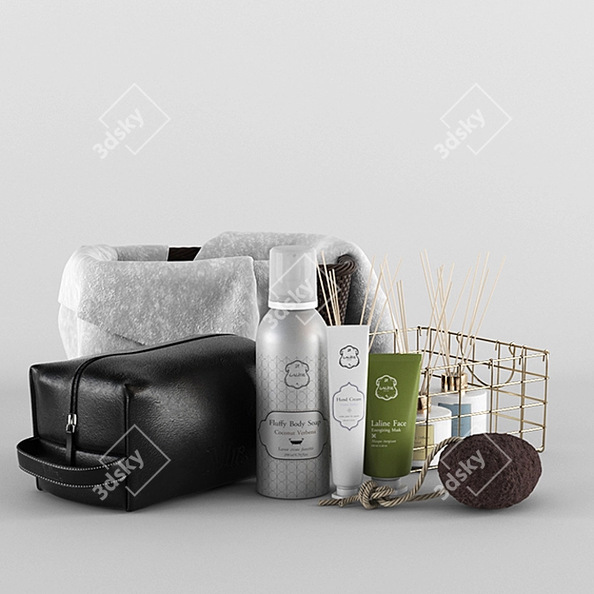 Luxury Laline Spa Set 3D model image 3