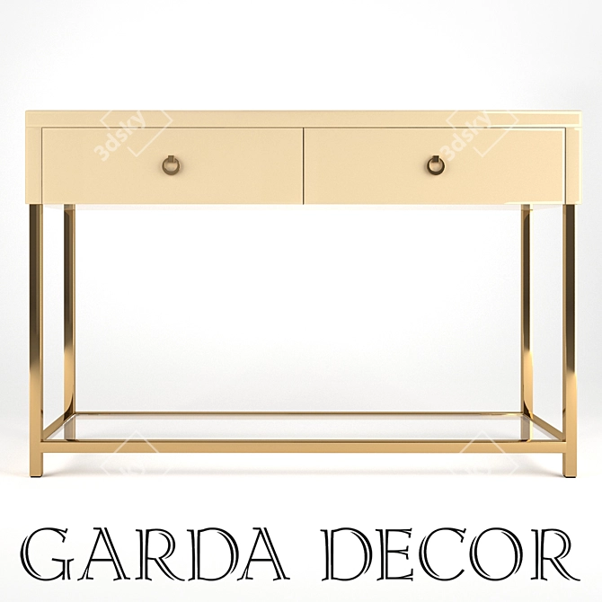 Garda Decor Console - Elegant and Functional 3D model image 1