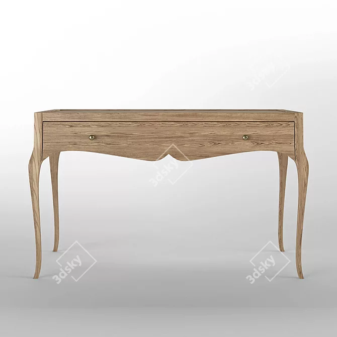 Villagio Writing Desk - Functional and Stylish 3D model image 1