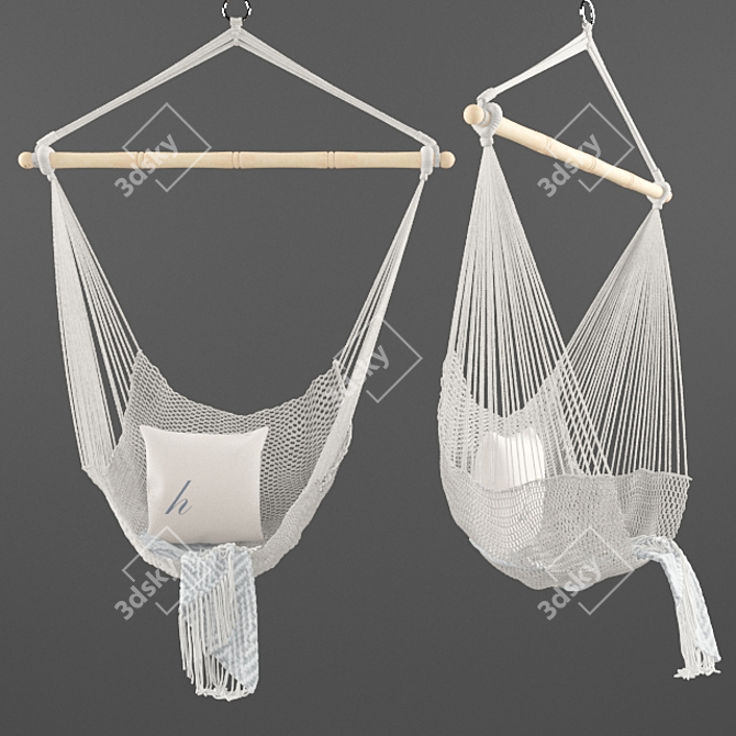 Luxe Hang Swing: Indoor/Outdoor! 3D model image 2