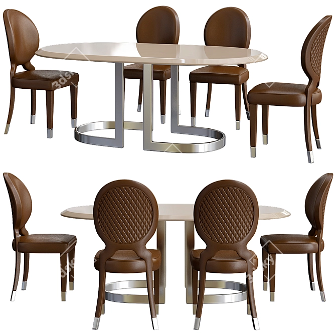 Modern Table FORM PRINCE 3D model image 1