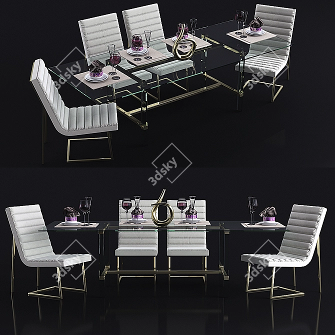Elegant Luxury: Savoy Collection 3D model image 1