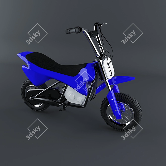 Urban Thrills: Electric Motorcycle 3D model image 1