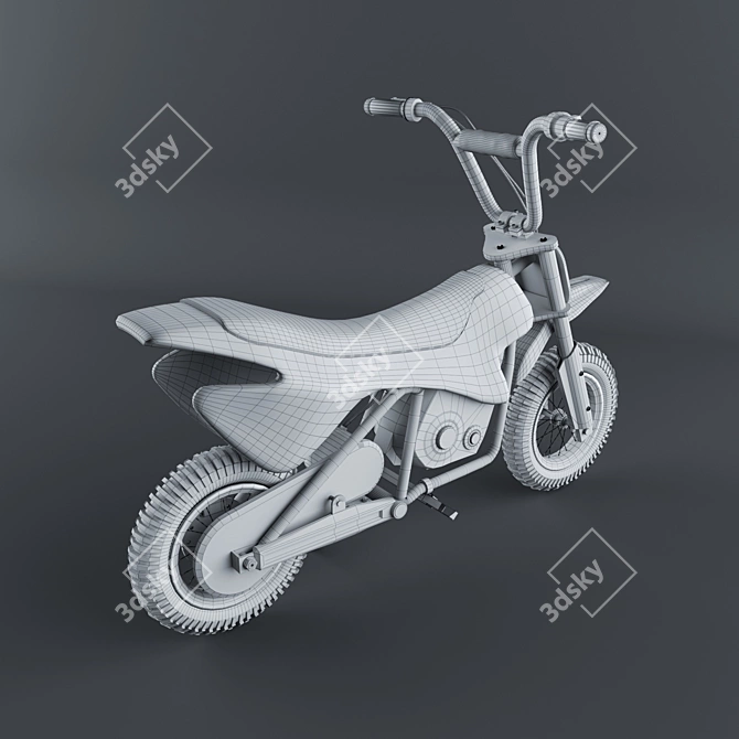 Urban Thrills: Electric Motorcycle 3D model image 3