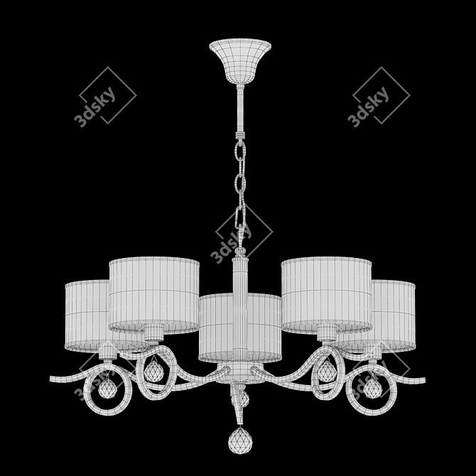 Freya Bertrand Chandelier Lighting 3D model image 2