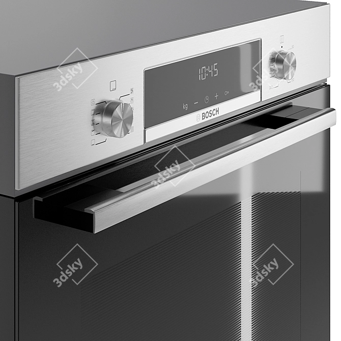 Bosch Serie 6 Electric Oven 3D model image 2