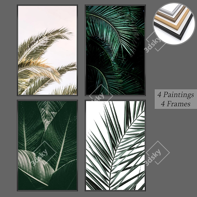 Stunning Wall Art Set 3D model image 1