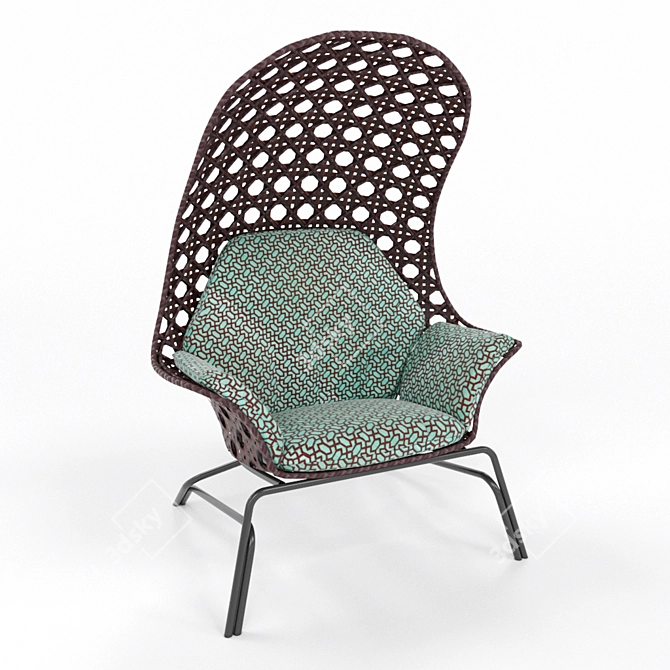 Sleekzza Hydra Outdoor Armchair 3D model image 1