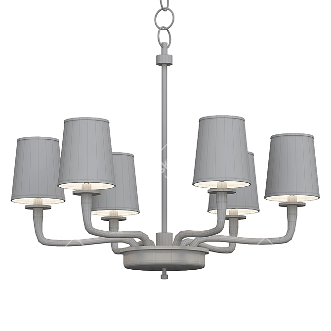 Elegant RL5245 Chandelier 3D model image 3