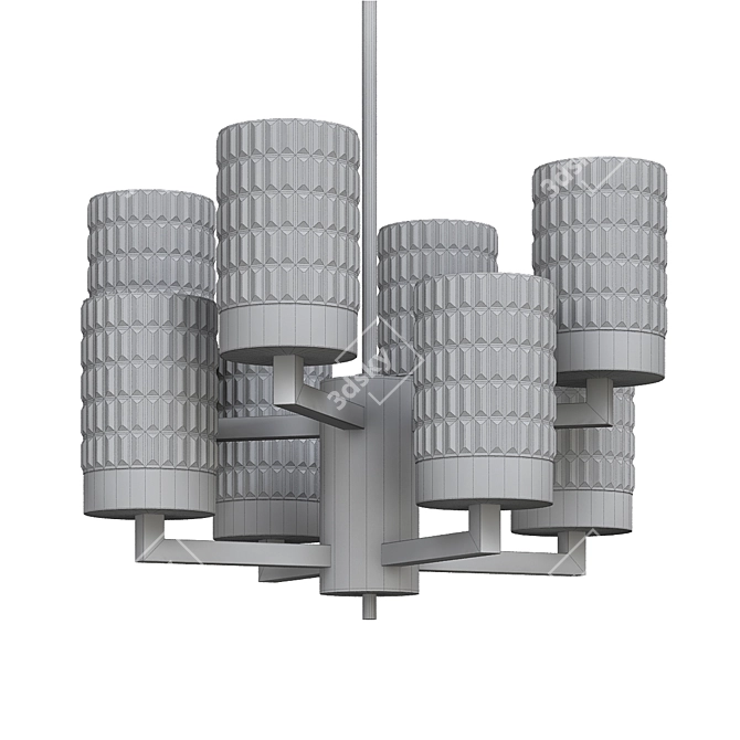 Quarzo Italamp Chandelier: Elegant Lighting for Every Space 3D model image 2