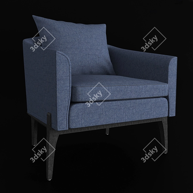 Cosmorelax Copeland Chair: Sleek and Stylish Seating 3D model image 1