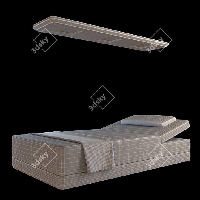 Title: Klafs Solarium and Sway Bed Set 3D model image 3