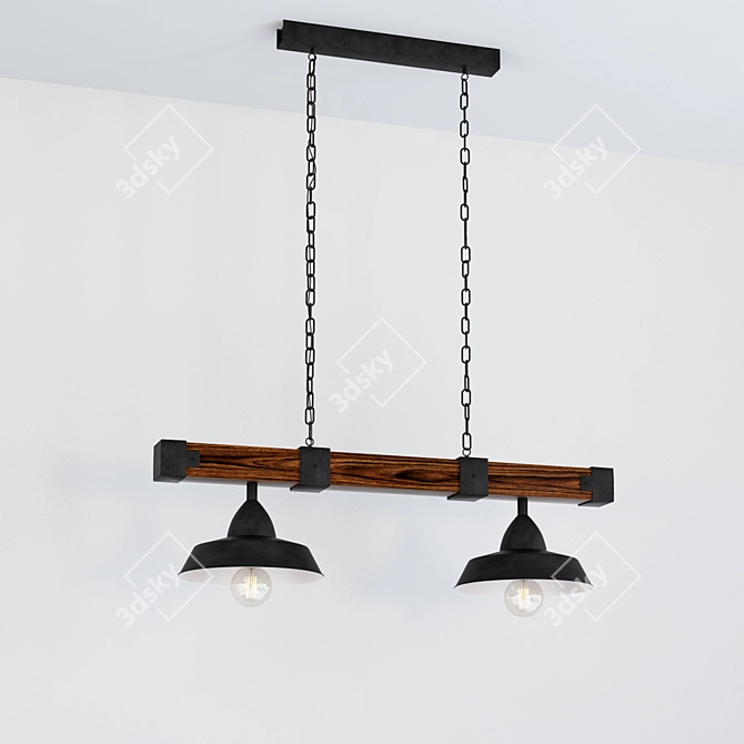 EGLO OLDBURY Pendant Light Set 3D model image 2