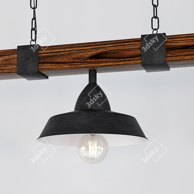 EGLO OLDBURY Pendant Light Set 3D model image 3